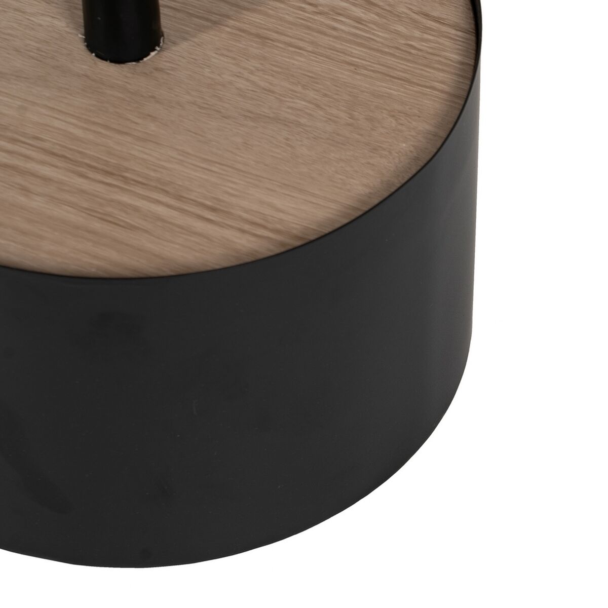 Mesa de Centro Preto Natural 50 x 50 x 45 cm
